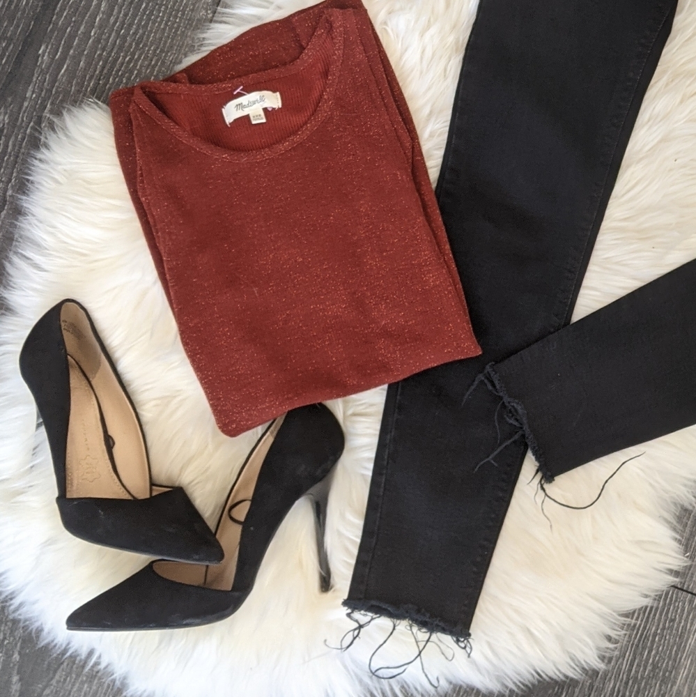 MADEWELL - Metallic Ruffle Tank - Picture 11 of 11